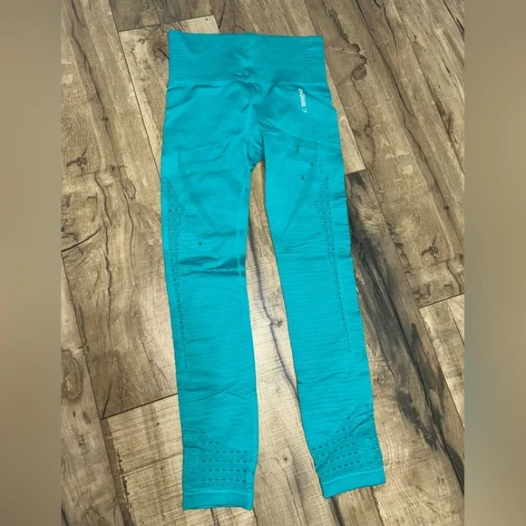 Gymshark Vibrant Teal Jeggings - Picture 1 of 1